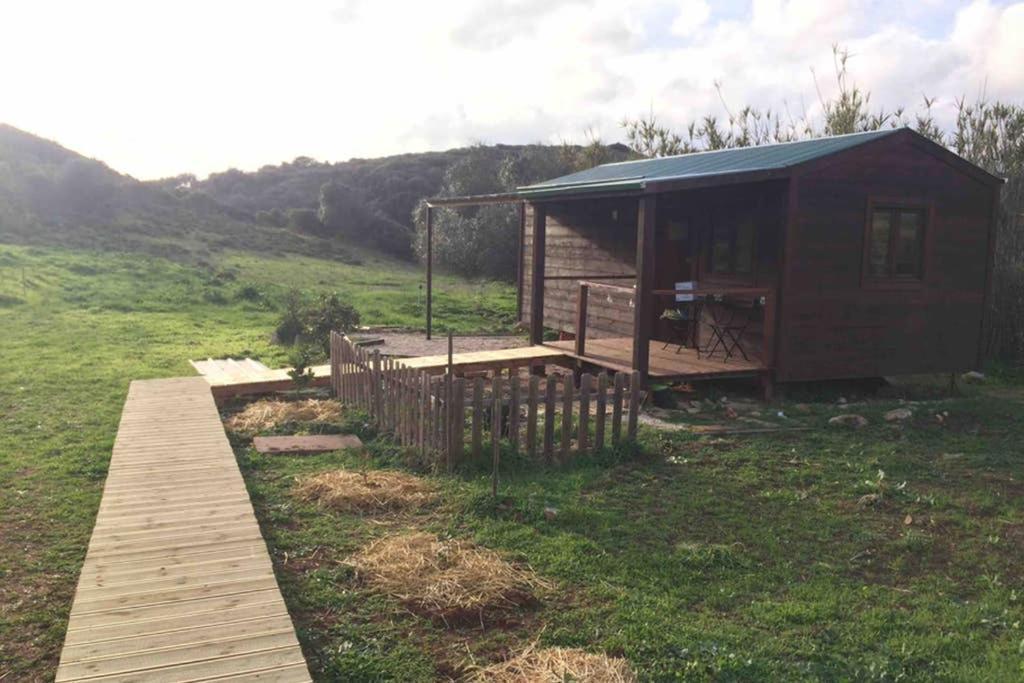 Glamorous Cabin On A Farm Vila do Bispo Bagian luar foto